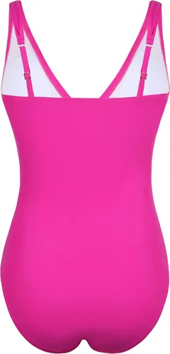 Vista 6 de Firpearl Traje de baño de una pieza con volantes para mujer, cuello en V, estilo vintage, control de abdomen