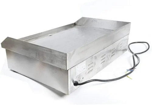 Vista 6 de Parrilla comercial, 3000 W, 110 V, plancha eléctrica comercial para encimera, plancha de hierro inoxidable, placa caliente para barbacoa, 122.0 °F a