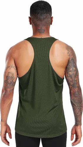 Vista 47 de NELEUS Camiseta sin mangas para hombre para entrenamiento, correr, gimnasio, atlética