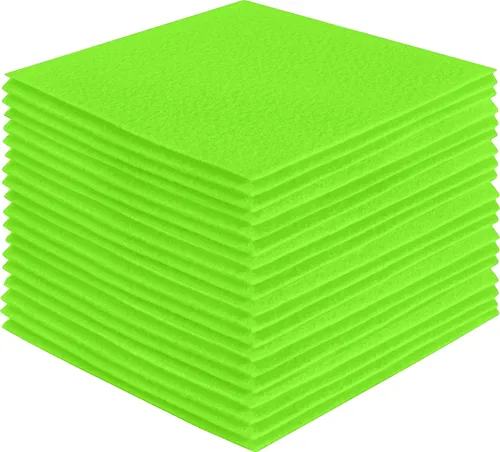 Vista 12 de FabricLA Hojas de fieltro acrílico para manualidades, cuadrados de fieltro precortados suaves de 4 x 4 pulgadas (3.9 in x 3.9 in), utiliza hojas