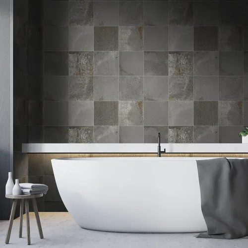 Vista 27 de 12 calcomanías mate para azulejos de pared, despegar y pegar, autoadhesivas, calcomanías de vinilo para azulejos de pared, adhesivo de PVC