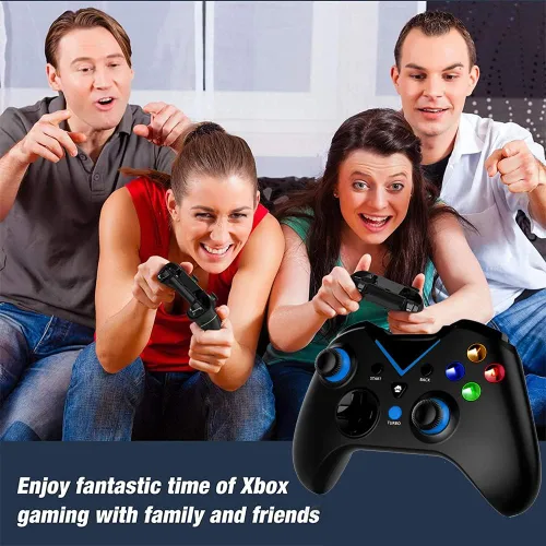 Vista 6 de Control inalámbrico para Xbox One, doble vibración incorporada de 2.4 HZ Gamepad compatible con Xbox OneOne SOne XSeries SSeries XPS3Windows 10