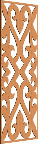 Vista 88 de Keene Paneles de pared decorativos de madera con calado, 9 3/8 pulgadas de ancho x 24 3/8 pulgadas de alto x 1/4 de alto, abedul Birch