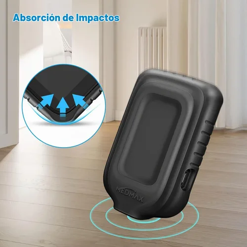 Vista 3 de MEDMAX - Funda de silicona para Freestyle Libre 3 2 / Libre Reader Cubierta protectora antideslizante a prueba de golpes ligera Piel de gel suave