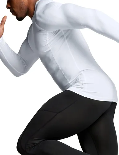 Vista 4 de ATHLIO - Paquete de 1 o 3camisetas de compresión de manga larga con FPU 50+ para hombre, camiseta de protección para deportes acuáticos