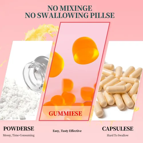 Vista 6 de Gomitas de Piña para Mujeres Equilibrio de pH, Probióticos Femeninos para la Salud Vaginal, Gomitas Nutritivas Femeninas, Apoyo Inmunológico