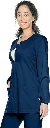 Vista 2 de Urbane Ultimate Mujer Scrub frontal de botones chamarra