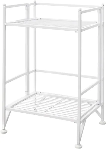Vista 6 de Convenience Concepts Designs2Go - Estante para almacenamiento extra de 2 pisos, metal, plegable, Metal, Negro