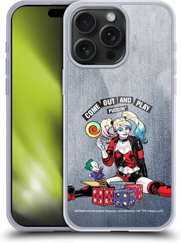 Vista 14 de Head Case Designs Funda de gel suave con licencia oficial de Batman DC Comics Bubblegum Harley Quinn Graphics compatible con Apple iPhone 7