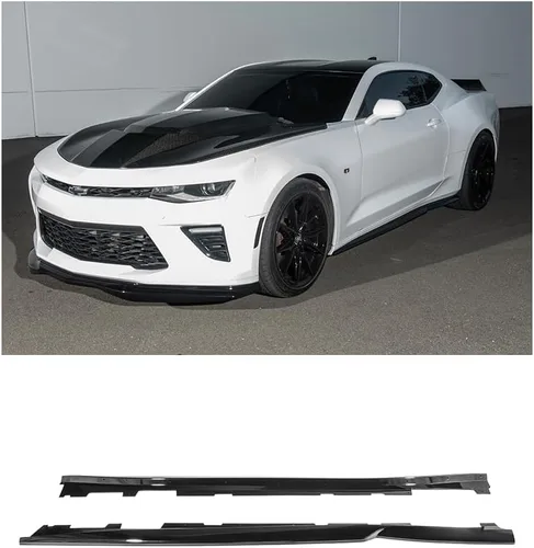 Vista 10 de Repuesto para modelos Chevrolet Camaro LT LS RS SS 2016 Par de extensión de panel basculante de falda lateral estilo EOS T6