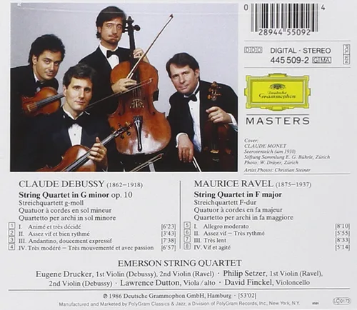 Vista 2 de Debussy, Ravel: String Quartets
