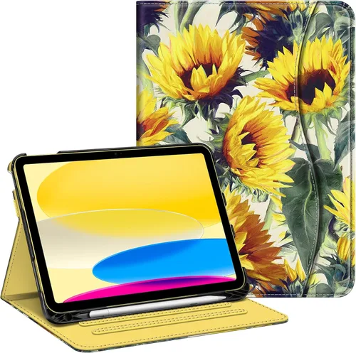 Vista 16 de Fintie Funda tipo libro para iPad (A16) de 11ª generación de 11 pulgadas Negro