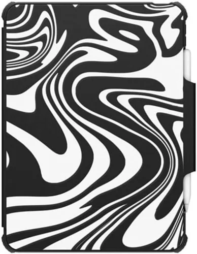 Vista 53 de CASETiFY Estuche de impacto para iPad Pro 12.9" (3ª/4ª/5ª/6ª generación) - Libro de composición Brachio - Negro transparente