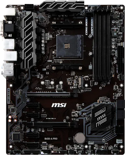 Vista 2 de MSI Pro AMD B450 AM4 ATX DDR4-SDRAM Placa base