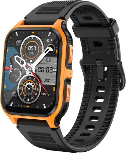Vista 9 de Yihou Reloj inteligente militar resistente para hombres, teléfonos Android, 1.83 pulgadas, reloj inteligente para correr al aire libre