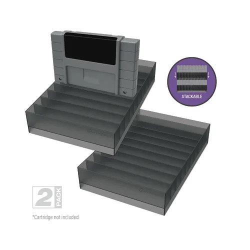 Vista 3 de Hyperkin 10-Cartridge Storage Stand for SNES (2 Pack)