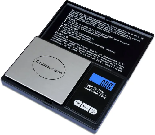 Vista 5 de Weighmax Classic 3805 Series - Báscula digital de bolsillo, 100 x 0.00 oz, color negro