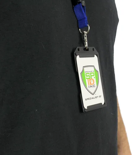Vista 6 de Tarjetero rígido Specialist ID para múltiples tarjetas, 2 lados, Negro