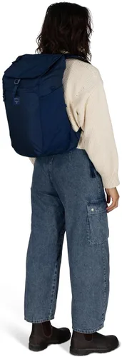 Vista 13 de Osprey Aoede Slim SyncPack - Mochila con funda para laptop, sistema Azul antiguo