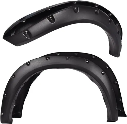 Vista 17 de PIT66 Guardabarros, compatibles con modelos Dodge Dakota Crew Cab 2005-2011 compatibles con Ram Dakota Crew Cab Pickup 2011 Smooth Matte Wheel