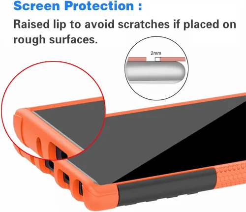 Vista 5 de Asuwish Funda para teléfono Samsung Galaxy Note 10 Plus Note10+ 5G con protector de pantalla y soporte delgado, híbrida, resistente, funda