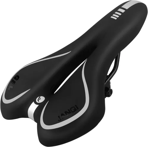 Vista 9 de Cómodo asiento de bicicleta para hombres y mujeres, asiento de bicicleta impermeable, silla de bicicleta de montaña transpirable, sillín