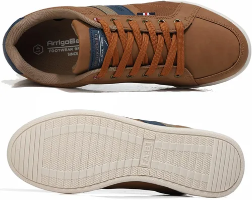 Vista 2 de ASTERO - Zapatos casuales para hombre vestido de moda antideslizante y bajo de piel sintética zapatos para caminar M