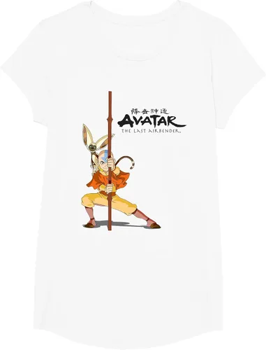 Vista 18 de Avatar: The Last Airbender Aang Momo Camiseta Heather Grey
