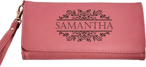 Vista 4 de Cartera de mano personalizada para mujer con correa extraíble