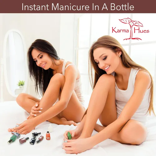Vista 7 de Karma Naturals Esmalte de uñas – No tóxico, vegano y libre de crueldad (Bailey, 0.43 onzas líquidas)