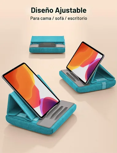 Vista 7 de JSAUX Soporte de almohada para tableta, soporte para tablet para regazo, cama y escritorio, compatible con iPad Pro 11 10.5 9.7 10.2 Air Mini Verde