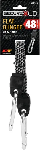 Vista 7 de Performance Tool W1456 - Bungee plano de 48 pulgadas con mosquetón, resistente, cierre y amarre de carga de forma segura, ideal para camiones