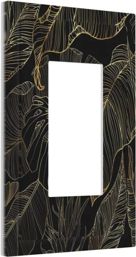 Vista 93 de Placa de pared abstracta con diseño de amanecer retro, arco iris, puesta de sol, sin dispositivo, placa de pared decorativa en blanco, placa frontal