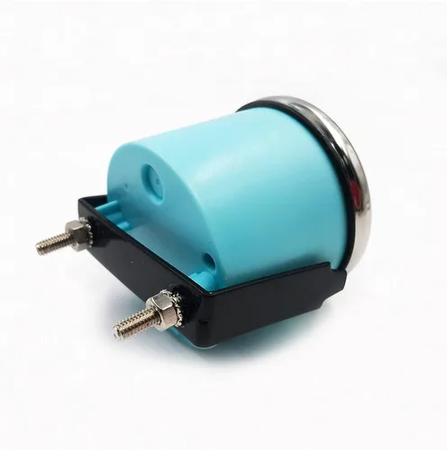 Vista 4 de Medidor de nivel de combustible digital de 2" 0-190ohm con fondo de color rojo claro 52mm 12V/24V con soporte para medidor