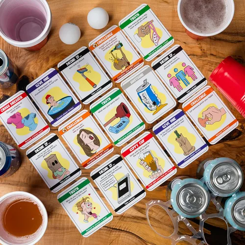 Vista 6 de Juegos de beber para adultos para fiestas 310 tarjetas incluidas