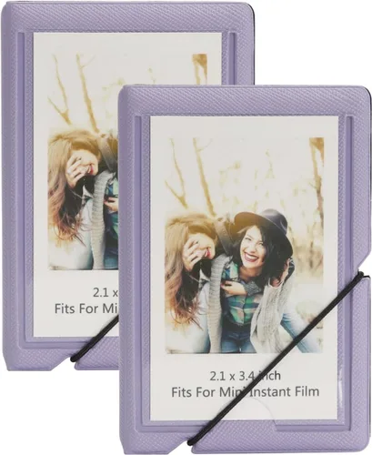 Vista 16 de Mini álbum de fotos Polaroid pequeño de 2x3 para película de cámara de 3 pulgadas Fujifilm Instax Mini 12 11 9 99 8 7+ 40 EVO, HP Sprocket, tarjetas