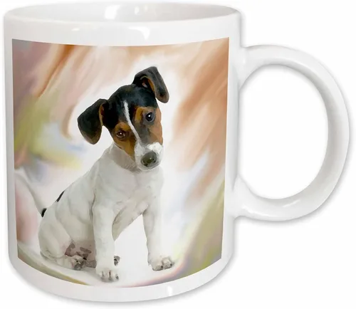 Vista 13 de 3dRose Tazas Jack Russell Terrier Jack Russell Terrier - Jack Russell Terrier (taza_4236_9)