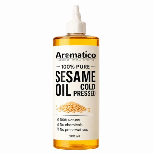 Vista 13 de Aromatico 100% Pure Argan Oil 7 fl oz – Lightweight, Non-Greasy Hair & Skin Oil for Smooth, Shiny Hair & Deep Moisture – Cold Pressed Multipurpose