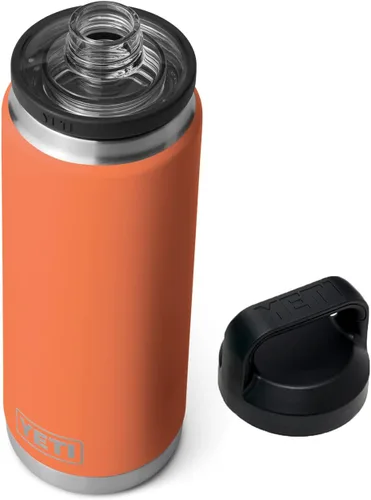 Vista 26 de YETI Rambler - Botella de acero inoxidable, hermética, con aislamiento al vacío y tapa chug, 26 onzas, color amarillo alpino Alpine Amarillo
