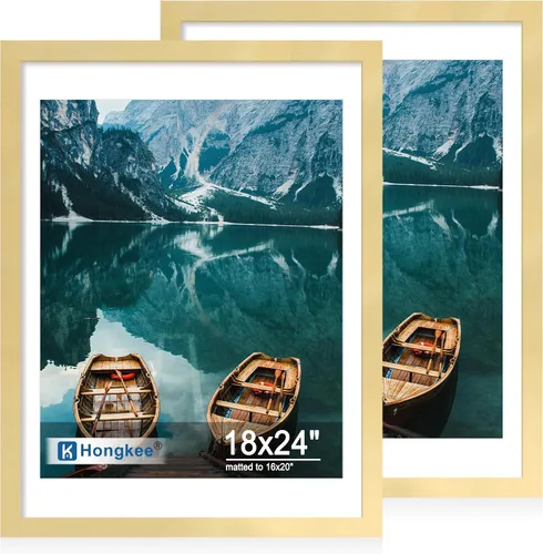 Vista 87 de Hongkee - Juego de 2 marcos de fotos, HK042515-MD5.5X8.5-BK(2PK)