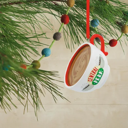 Vista 4 de Hallmark Friends Central Perk Cafe Adorno Navideño Taza de Café