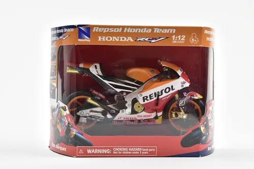 Vista 2 de Honda RC213V Motocicleta #93 Marc Márquez Repsol Honda Team MotoGP (2015) 1/12 Modelo fundido a presión por New Ray