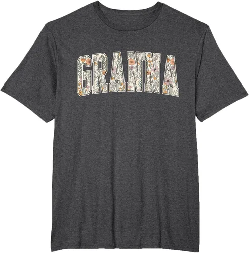 Vista 20 de Granna - Camiseta retro para el día de la madre Negro