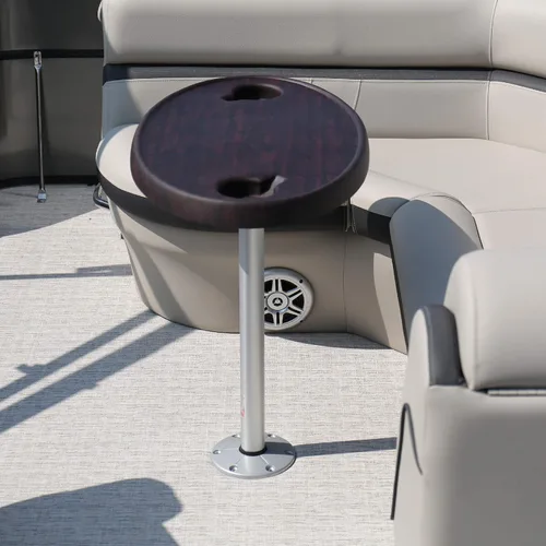 Vista 7 de Sistema de pata de mesa de madera de secuoya ITC de Selección de Fabricantes para RV o barco (plata, 29") TL5000-S-29 (B07VTY5TP6)