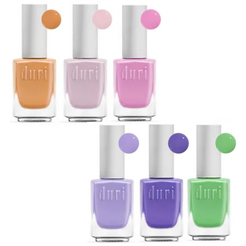 Vista 72 de duri Esmalte de uñas, colección Warm Color, acabado brillante, secado rápido, cobertura completa, larga duración, 0.45 onzas líquidas, Absolute