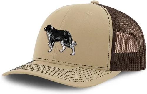 Vista 10 de Richardson - Gorra de malla bordada Border Collie bordada para hombres y mujeres