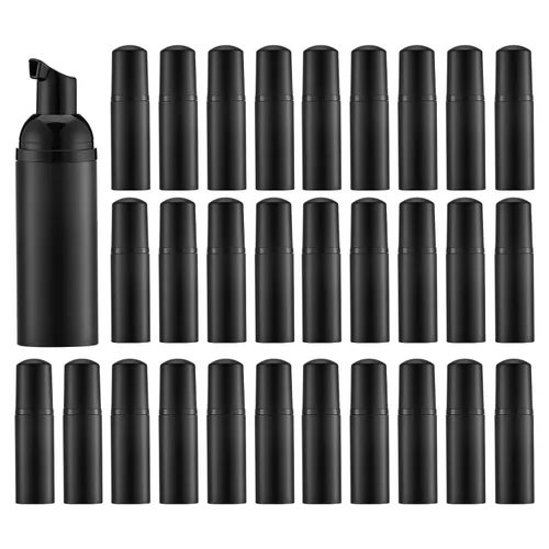 Vista 23 de Botella de espuma de 2 onzas con bomba dorada, dispensadores de espuma de viaje vacíos para jabón, champú, 3 Colores Mini travel size foamer