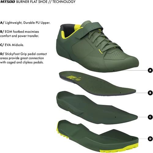 Vista 3 de Endura MT500 Burner - Zapato plano para bicicleta de montaña