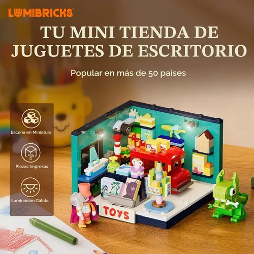 Vista 6 de Lumibricks Juego de construcción de iluminación de caja de juguete, 426Pcs