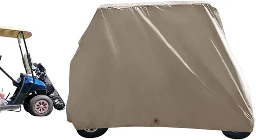 Vista 3 de Seamander Cubierta impermeable para carrito de golf 2-4 pasajeros almacenamiento a prueba de polvo para EZ Go Club Yamaha